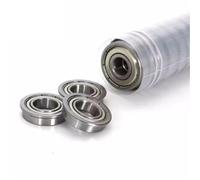 NFVYFFFGR 10PCS F692ZZ F693ZZ F694ZZ F695ZZ F696ZZ F697ZZ F698ZZ F699ZZ Flange Ball Metal Shielded Flanged Bearings(F694ZZ 4x11x4mm)