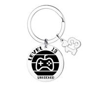 Nfyxcaz 13th & 21st Birthday Gifts: Keepsake Keyring for Men Gamer & Brother Birthday Presents