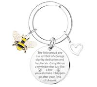 Nfyxcaz Bee Gifts For Women Coworker Goodbye Gifts Leaving Gifts For Colleagues Bee Employee Appreciation Gift Motivational Gifts For Women Bee Keyring