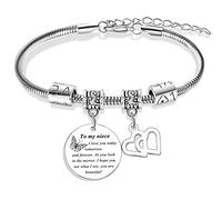 Nfyxcaz Butterfly Yellow Bracelet Gifts For Niece From Auntie I Love You Today Tomorrow And Forever Bracelet Birthday Graduation Christmas Gifts