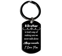 Nfyxcaz Funny Brother Gifts Brother Birthday Gifts From Sister Brother Keyring For Brother Christmas Graduation Gift For Brother Brother Adult Gifts