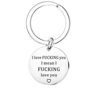Nfyxcaz Funny Couple Valentine's Day Gift For Him Her Gifts For Boyfriend Girlfriend I Love You Keyring Christmas Birthday For Husband Wife