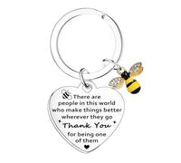 Nfyxcaz Leaving Gifts for Coworker Nurse Teacher Thank You Keyring for Employee Social Worker Coworkers Retirement Gifts for Women Men