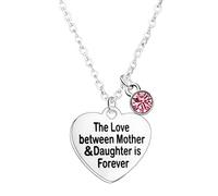 Nfyxcaz Mother's Day Gift Mum Daughter Gift Daughter Necklace from Mum Mother Necklace from Daughter The Love Between Mother And Daughter Is Forever