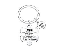 Nfyxcaz Mum Keychain To My Mummy Gifts Mum Gifts for Christmas Birthday Mother's Day Gifts from Daughter Son Gifts for Mum (Mum Keyring)