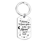 Nfyxcaz Nanny Keyring Grandma Gifts Funny Keychain For Nanny Mothers Day Gifts Nana Gifts Mothers Day Gifts Birthday Keychain For Nanny (Nanny I Love You)