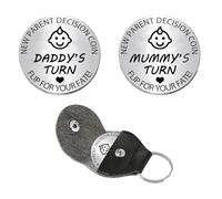Nfyxcaz New Parent Decision Coin and Pocket Hug Gift for Mom and Dad