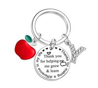 Nfyxcaz Teacher Appreciation Gift Teachers’ Day Gift Teacher Keyring Gifts For Women Men Birthday Gifts Graduation Gifts Christmas Gifts Thanksgiving Gift For Teacher (Y)