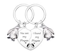 Nfyxcaz Valentines Gifts for Him Her Penguin Keyring Husband Wife Keyring Couple Keychain Boyfriend Girlfriend Gifts You are My Penguin I Found My Penguin