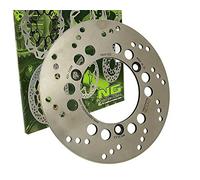 NG Brake Disc for Suzuki Burgman 125, 150 | Rigid, round, perforated, 3 holes Ø 10.5mm, 4mm, EC approval, registration-free, compatible with Suzuki UH 150 Burgman