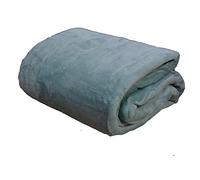 NG Distribution Deluxe faux fur soft Double King Throw Bed/sofa (Jumbo 200 x 310, Duck Egg)