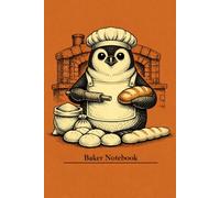 NG03 Baker Notebook - Penguin Edition: Professional Grid Notebook for Bakers and Culinary Students | 120 Pages | 6×9 in (Penguin Professions Series)