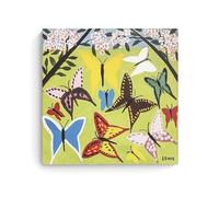 NgAnoh Butterfly by Maud Lewis Canvas Printed Poster Canvas Wall Art Decorative Bedroom Modern Home Print Picture Artworkss 28x28inch(70x70cm)