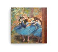 NgAnoh Dancers in Blue by Edgar Degas Canvas Printed Poster Home Decor Wall Art Hanging Picture Print Bedroom Decorative Paintings Room Aesthetic 12x12inch(30x30cm)
