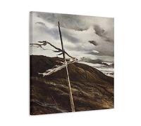 NGANOH Dodge's Ridge by Andrew Wyeth Canvas Printed Poster Artworks Canvas Room Aesthetic Wall Art Prints Home Modern Decor Gifts 20x20inch(50x50cm)