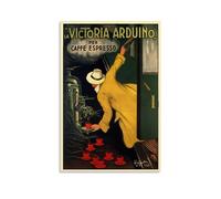 NGANOH Leonetto Cappiello Works「La Victoria Arduino Cafe Espresso」Printed Poster Artworks Canvas Room Aesthetic Wall Art Prints Home Modern Decor Gifts 20x30inch(50x75cm)