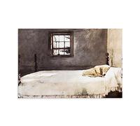 NGANOH Master Bedroom by Andrew Wyeth Canvas Printed Poster Wall Art Gifts Bedroom Prints Home Decor Hanging Picture Canvas Paintings 08x12inch(20x30cm)