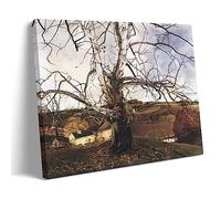 NGANOH Pennsylvania Landscape by Andrew Wyeth Canvas Printed Poster Print Photo Art Painting Canvas Home Decorative Bedroom Modern Decors Gifts 08x12inch(20x30cm)