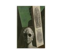 NgAnoh Portrait of Guillaume Apollinaire by Giorgio De Chirico Canvas Printed Poster Wall Art Scroll Canvas Painting Picture Living Room Decor Home 08x12inch(20x30cm)