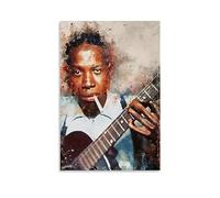 NgAnoh Robert Johnson Art Poster Canvas Wall Art Prints Gifts Photo Picture Paintings Room Decor Home Decorative 12x18inch(30x45cm)