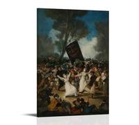 NgAnoh The Burial of The Sardine by Francisco De Goya Canvas Printed Poster Gifts Canvas Painting Wall Art Decorative Picture Prints Modern Decor 16x24inch(40x60cm)