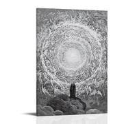 NgAnoh The Empyrean, Dante's The Divine Comedy by Gustave Dore Canvas Printed Poster Canvas Art And Wall Art Picture Print Modern Family Bedroom Decors 16x24inch(40x60cm)