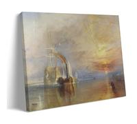 NgAnoh The Fighting Temeraire by J. M. W. Turner Canvas Printed Poster Canvas Wall Art Prints Gifts Photo Picture Paintings Room Decor Home Decorative 08x12inch(20x30cm)