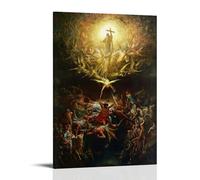 NgAnoh The Triumph of Christianity Over Paganism by Gustave Dore Canvas Printed Poster Picture Print Canvas Wall Paint Arts Decor Modern Home Artworks Gift Idea 08x12inch(20x30cm)