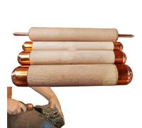 NGARY Double-sided Flint Knapping Kit, Obsidian Crafting Tool, Including 1 Pressure Flaker And 3 Copper Boppers, For Obsidian Crafting Arrowheads Stone Shaping Hobbyists