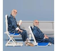 NGARY Floor Lift for Elderly, Lightweight Electric Chair Lift with 6 Suction Cups and Remote Control, Support Up To 309LB & 3.1-19.7in Lifting Height Adjustable, Lift You Up From Floor for Bathroom