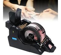 NGARY Fully Automatic Card Dealer Shuffler, 2 In 1 Professional Poker Cards Shuffle Machine with LED Digital Display, Shuffle 8 Decks Of Cards Simultaneously and Custom Gameplay for Card Rooms, Club