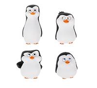 ngaty Penguin Refrigerator Magnets - Animal Decor Resin Magnet,4PCS,3D Penguin Magnet for Kitchen Fridge & Locker,Home Decor & Office Decorative.