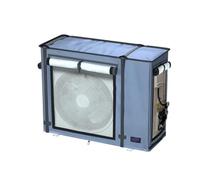 NGB Mini Split Cover for Air Conditioner Outdoor Unit,38.2 "L x17 "W x32.7"H for Ductless Air Conditioning Protected Operation Universal for Mini Split Condenser HVAC Units All Seasons,Grey.