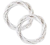 Ngbbby 2Pcs Grapevine Wreath 12 Inch Wreath Form for DIY Craft, Wedding and Christmas Decorations, Front Door Wall Hanging, Making Supplies, Grapevine Garland