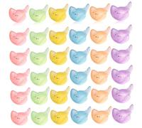 Ngbbby 36Pcs Mini Resin Animals, Glow in The Dark Manta Ray Mini Figurines Bulk, for Miniature Fairy Garden, Micro Landscape, Aquarium, Fish Tank Decoration