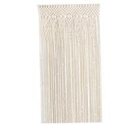 Ngbbby Boho Curtains Cotton Woven Macrame Curtains 35x71 Inch String Curtain Hanging Decorative Boho Room Divider for Window Doorway Closet No Rod