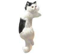 Ngbbby Cat Plush Hanging Cat Stuffed Animals Cute Realistic Simulation Faux Fur Decor for Shelf Cabinet TV Bench, Stuffed Animals
