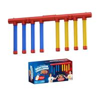 Ngbbby Reflex Game, 2 Player Drop Stick Game with Remote Control PK Challenge Hand Eye Coordination Training with Voice Prompt Fun Play for Kids, Adults, Family, Catching Sticks