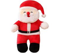Ngbbby Santa Plush, 14 Inch Cotton Stuffed Santa Pillow, Cartoon Christmas Pillows, Christmas Stuffed Animal