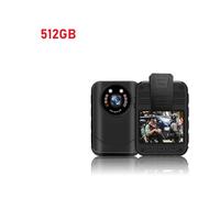 NGBFF Body Camera, YSW-Q7 1440P HD Law Enforcement Bodycam Chest Recorder Surveillance Security Monitor Wireless Video Mini Body Camera(512GB)
