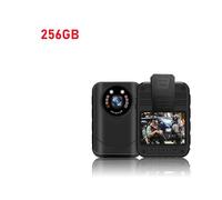 NGBFF Body Camera, YSW-Q7 1440P HD Law Enforcement Bodycam Chest Recorder Surveillance Security Monitor Wireless Video Mini Body Camera(256GB)
