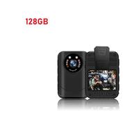NGBFF Body Camera, YSW-Q7 1440P HD Law Enforcement Bodycam Chest Recorder Surveillance Security Monitor Wireless Video Mini Body Camera(128GB)