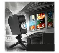 NGBFF Christmas Projector, 12 Movies Halloween Holographic Projection Party Lights Led Projector Stage Light Halloween Christmas Decor