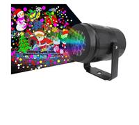 NGBFF Christmas Projector, Christmas DJ Party Lights Sta Light Led Projector Light Built-in 16 Patterns Indoor And Outdoor Lamp Holiday Lighting