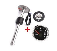 NGBFF Water Level Gauge, 52MM Gauge Fuel Level Gauge 0-190ohm/240ohm-33ohm Fuel Tank Level Indicator Meter With Fuel Level Sensor 100MM 200MM 300MM 400MM(500mm-240OHM BS)
