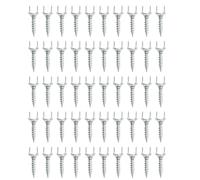 NGCG 50PCS Y Invisible Seamless Nail Two Direction Fixed Claw Nails 12/25/35mm For Wood Baseboard/Skirting Installation Seamless Nails