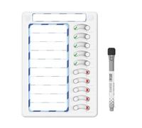 NGCG Chore Chart Erasable to Do List Planning Board Sliding Routine Chart ADHD Tools and Visual Schedules for Kids and Adults
