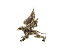 NGDFGR Brass Griffins Miniature Statue,Metal Beasts Flying Dragons Sculpture Desktop Ornament Home Bonsai Micro Landscape Decr Accessories