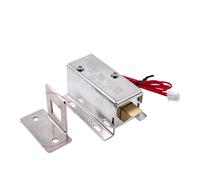 NGDOLAOV Electromagnetic Lock 12V 24V Electric Lock Door Drawer 10mm and Guide Plate (12V and Guide Plate)