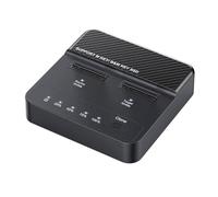 NGFF Cloner Dual-Bay NVME M.2 M-Key to USB-C Type-C One-Click Offline Clone Backup Enclosure 20Gbps Hyper Vertical Duplicator
